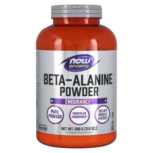 NOW Beta Alanine, 500 g (17.6 oz.)