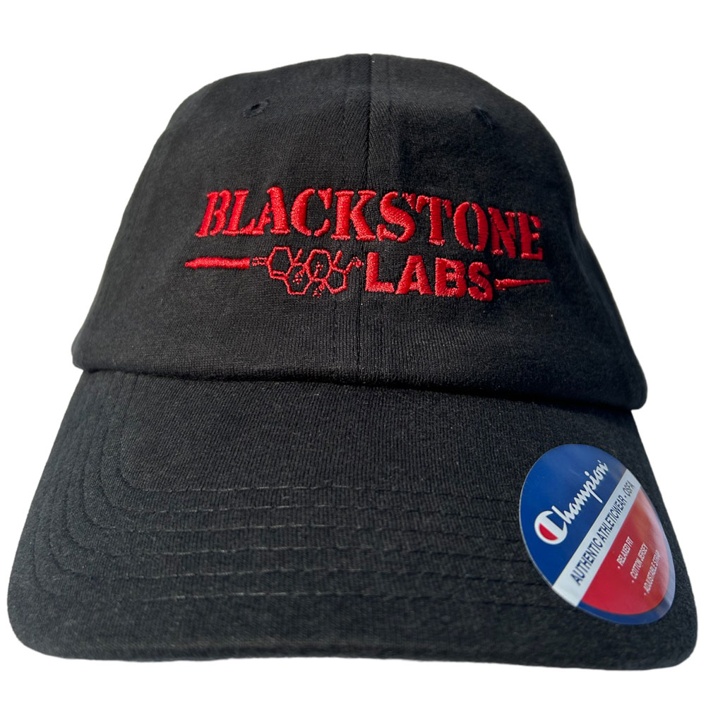 Blackstone Labs Hat - Black/Red Logo