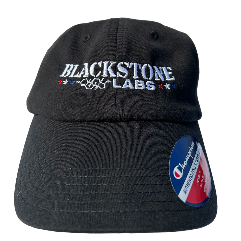 Blackstone Labs Hat - Black/Red/White/Blue Logo