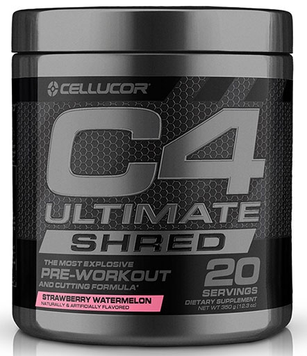 C4 Ultimate Shred By Cellucor, Strawberry Watermelon, 20 Servings
