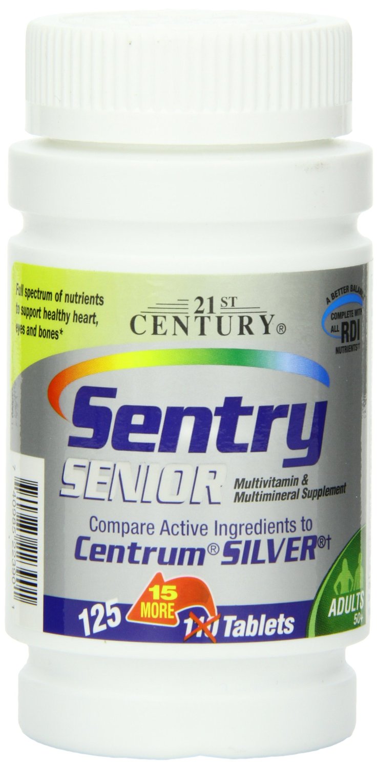 21st Century Sentry Senior 125 Tabs