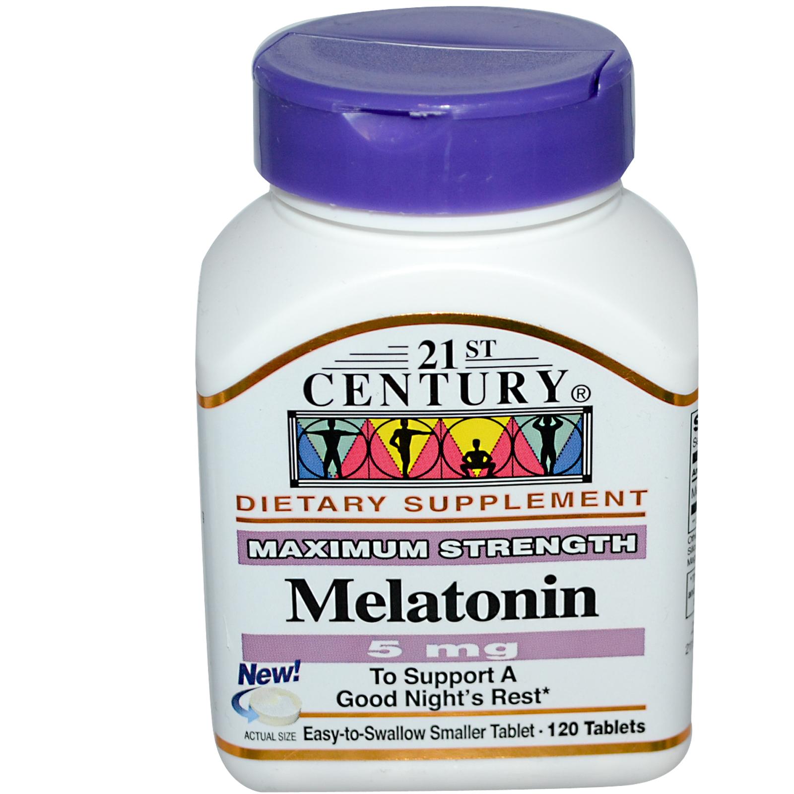 21st Century Melatonin 5 mg 120 Tabs