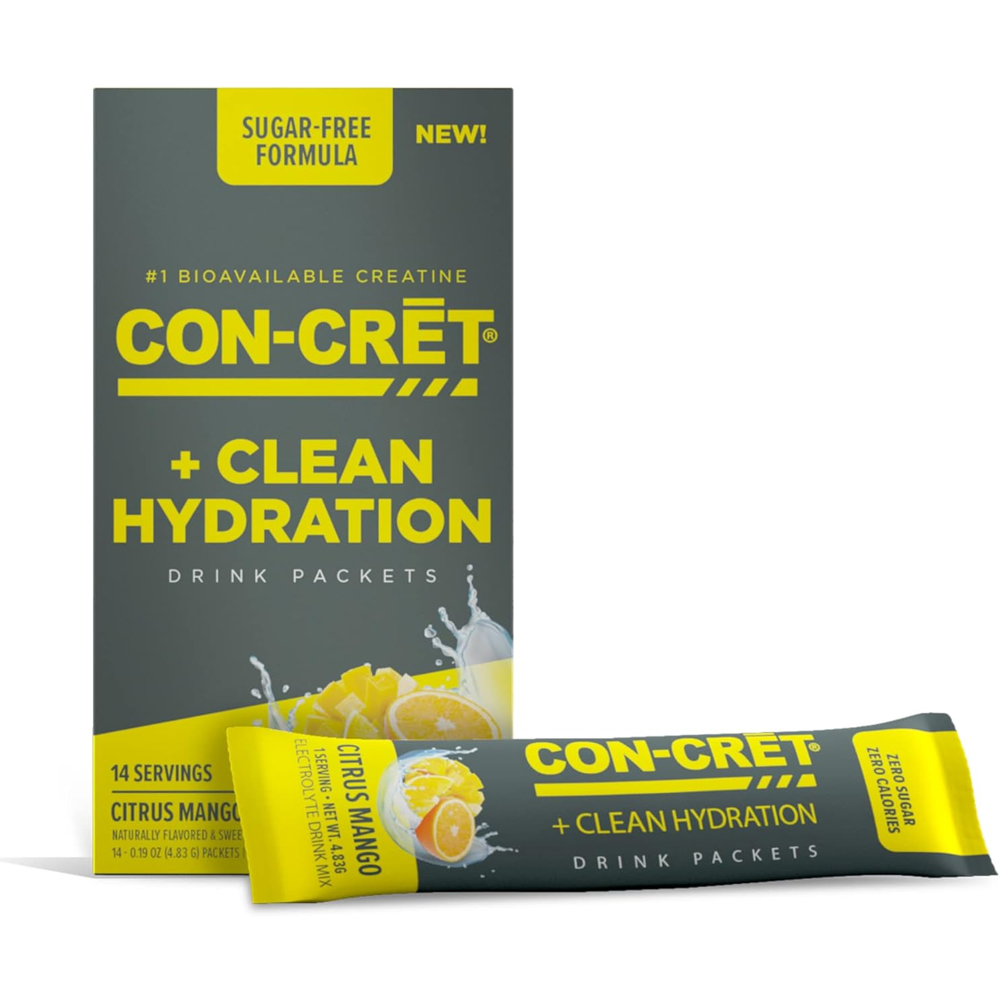 Concret Creatine Clean Hydration - Citrus Mango - 14 Servings