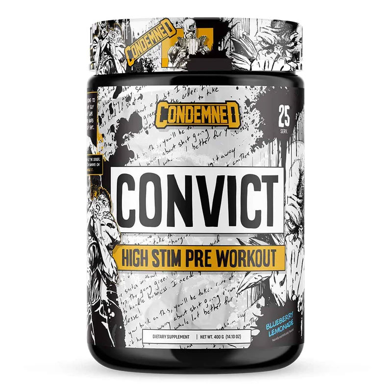 Convict 2.0 Pre Workout - Blueberry Lemonade - 25 Servings
