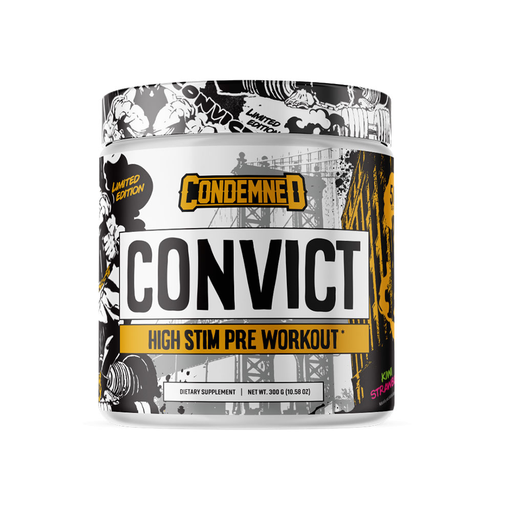 Convict Pre Workout - Kiwi Strawberry - 50/25 Servings