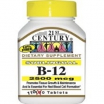 21st Century Vitamin B-12 2500 mcg SuBlingual 110 Tabs