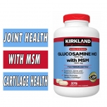 Kirkland Glucosamine with MSM, 375 Tabs
