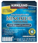 Kirkland Minoxidil, Extra Strength Hair Regrowth For Men, 6 Month Supply
