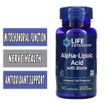 Life Extension Alpha Lipoic Acid with Biotin - 60 Capsules