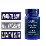 Life Extension Daily Skin Defense - 30 Veg Caps Bottle image
