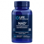 Life Extension NAD+ Cell Regenerator and Resveratrol - 30 Veg Caps Bottle Image