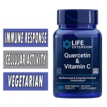 Life Extension Quercetin and Vitamin C - 60 Veg Tablets Bottle Image