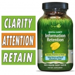 Mental Clarity Information Retention - Irwin Naturals - 60 Liquid Softgels Bottle Image