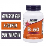 NOW, Vitamin B-50, 50 mg, 100 Caps