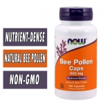 NOW Bee Pollen - 100 Capsules