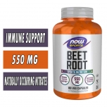 NOW Beet Root - 550 mg - 180 Veg Caps bottle image