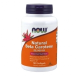 NOW Beta Carotene - Natural - 25,000 IU - 180 Softgels