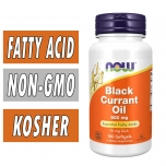 NOW Black Currant Oil - 500 mg - 100 Softgels Bottle Image