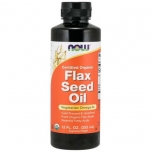 NOW Flax Seed Oil Liquid - 12 fl oz