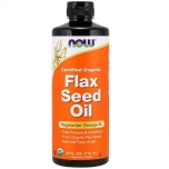 NOW Flax Seed Oil Liquid - 24 fl oz