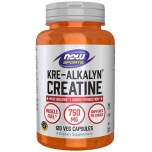 NOW Kre Alkalyn Creatine - 750 mg - 120 Veg Caps bottle image