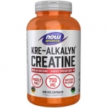 NOW Kre Alkalyn Creatine - 750 mg - 240 Veg Caps bottle image