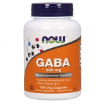 NOW GABA 500 mg + B-6 2 mg - 100 Caps