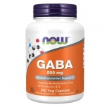 NOW GABA 500 mg - 200 Capsules