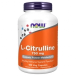 NOW Sports, L-Citrulline, 750 mg, 180 Caps,