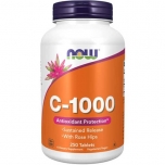 NOW Vitamin C-1000 Time Released with Rose Hips - 250 Tabs