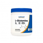 Nutricost L-Glutamine Powder - Unflavored - 250 Grams Bottle Image