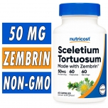 Nutricost Sceletium Tortuosum (Zembrin) - 50 mg - 60 Capsules Bottle Image