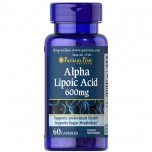 Puritan's Pride Alpha Lipoic Acid - 600 mg - 60 Capsules