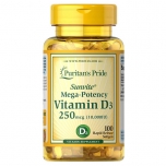 Puritan's Pride Vitamin D3 - 10,000 IU - 100 Softgels