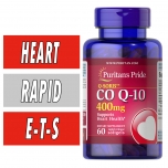 Puritan's Pride Q-Sorb CoQ10 - 400 mg - 60 Rapid Release Softgels Bottle Image