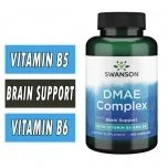 Swanson DMAE Complex - 130 mg - 100 Capsules Bottle Image