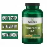 Swanson Pancreatin 4x - 375 mg - 300 Tablets