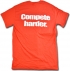 GAT Compete Harder Red T-Shirt Back