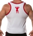 Universal Nutrition Signature Series Tank Top (White with Red Trim) X-Large 2