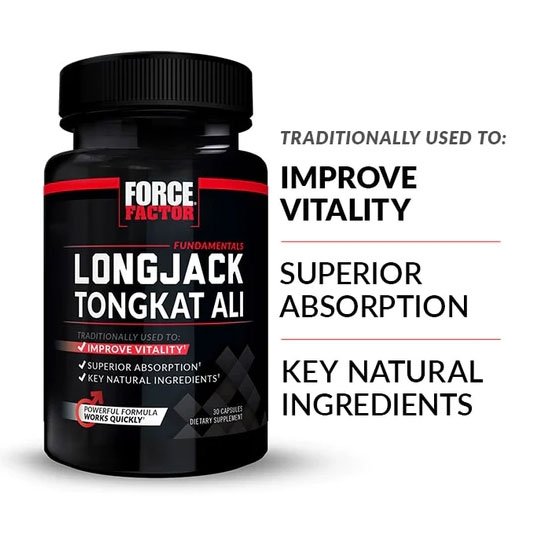 Longjack Tongkat Ali Force Factor Testosterone Boost