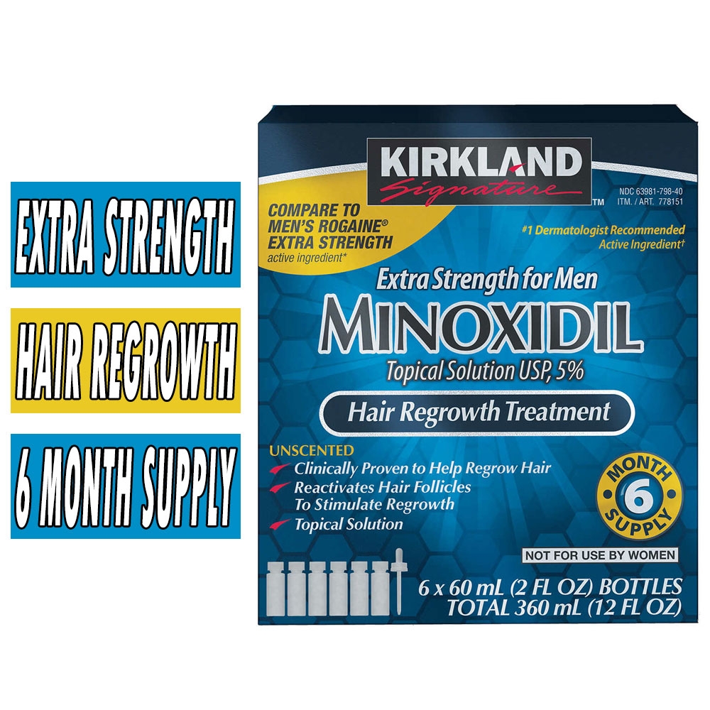 Kirkland Minoxidil | Hair Regrowth Treatment | $ EA