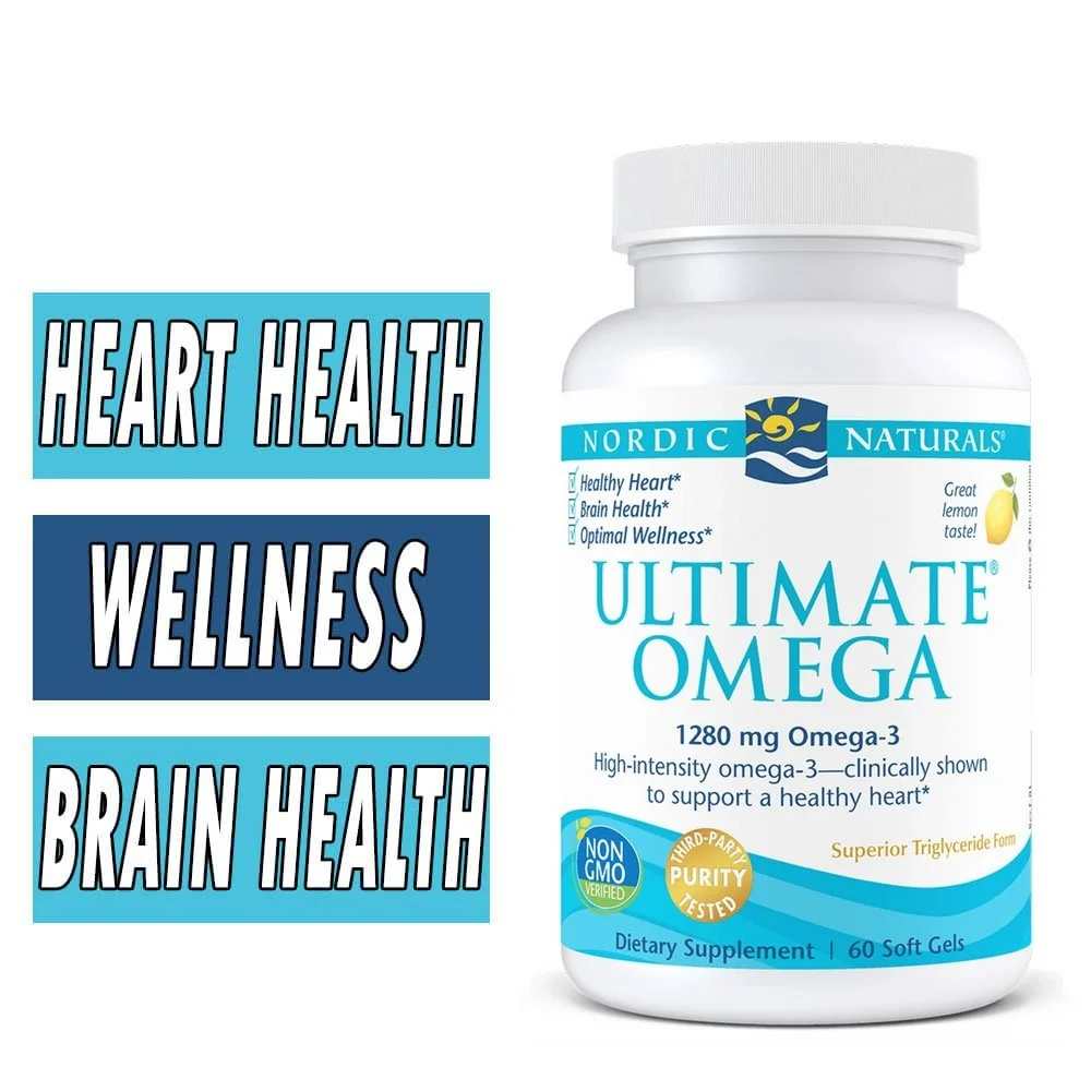 Nordic Naturals Ultimate Omega Supplement - 180 soft gels