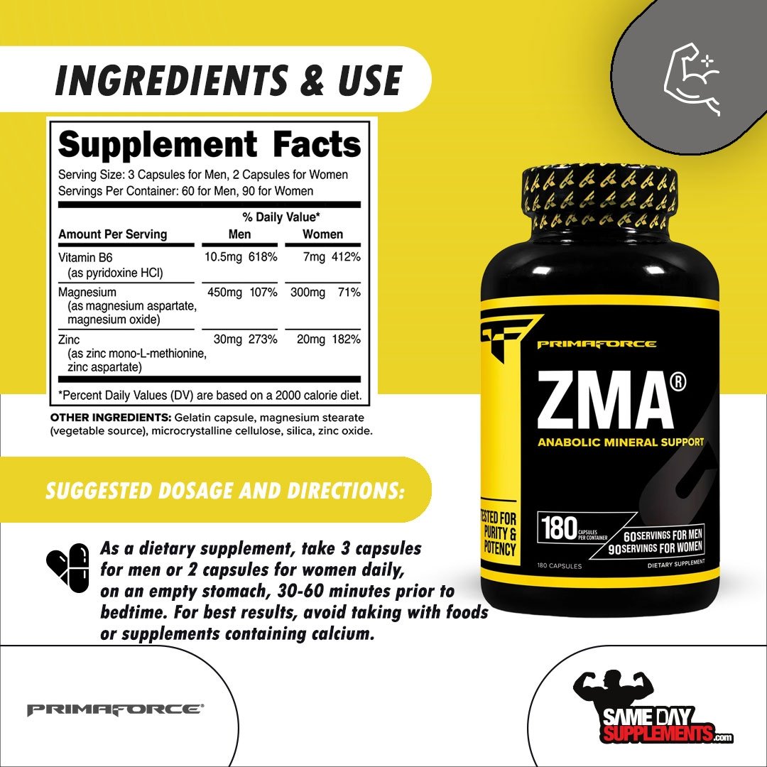 ZMA PrimaForce Muscle Recovery