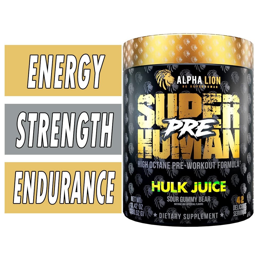 Alpha Lion Superhuman Pre-Workout - Sour Gummy Bear