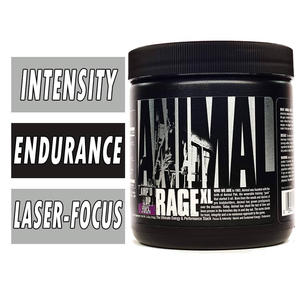 Animal Rage XL | Universal Nutrition | Ultimate Energy Animal Rage XL | Universal Nutrition | Ultimate Energy