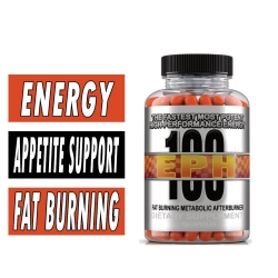 EPH 100 Fat Burner w/ Ephedra - Brand New Energy - 100 Caps bottle image