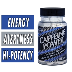 Caffeine Power - Hi Tech Pharmaceuticals - 100 Tablets Bottle Image