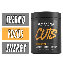Cuts Pre Workout - Black Market Labs Bottle Image