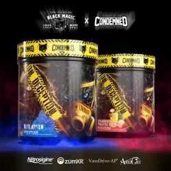 Black Magic Supply & Condemned Labz Collab Pre Workout Flavors Banner Image