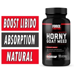 Force Factor Horny Goat Weed - 750 mg - 60 Capsules